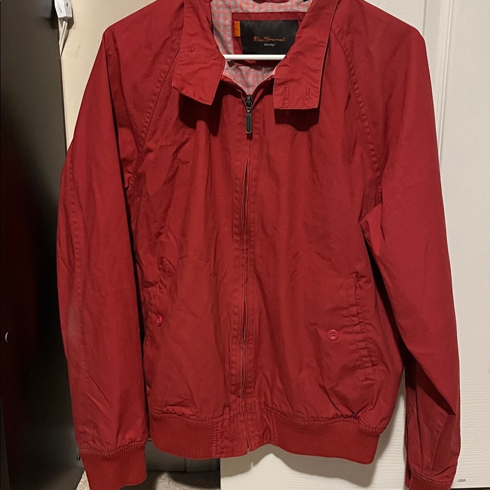 Red Zip-Up Jacket
